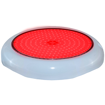 Pool Glow SM150 red LED surface mount pool light multicoloured RGB programmable remote controlled