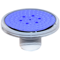 Pool Glow Mini 100 blue LED insert light 16 programmable colours remote control polycarbonate case