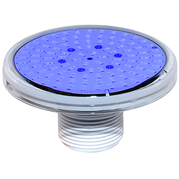 Pool Glow Mini 100 blue LED insert light 16 programmable colours remote control polycarbonate case
