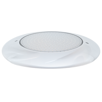 Pool Glow SLIM265 LED pool light side view slimline profile surface mount retrofit pool lighting Australian