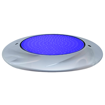 Pool Glow SLIM265 surface mount LED pool light blue illumination 18W 30W 250 percent brighter underwater Australian pools