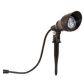 Poly spike landscape light 4 watt warm white LED plug and play outdoor garden lighting corrosion free